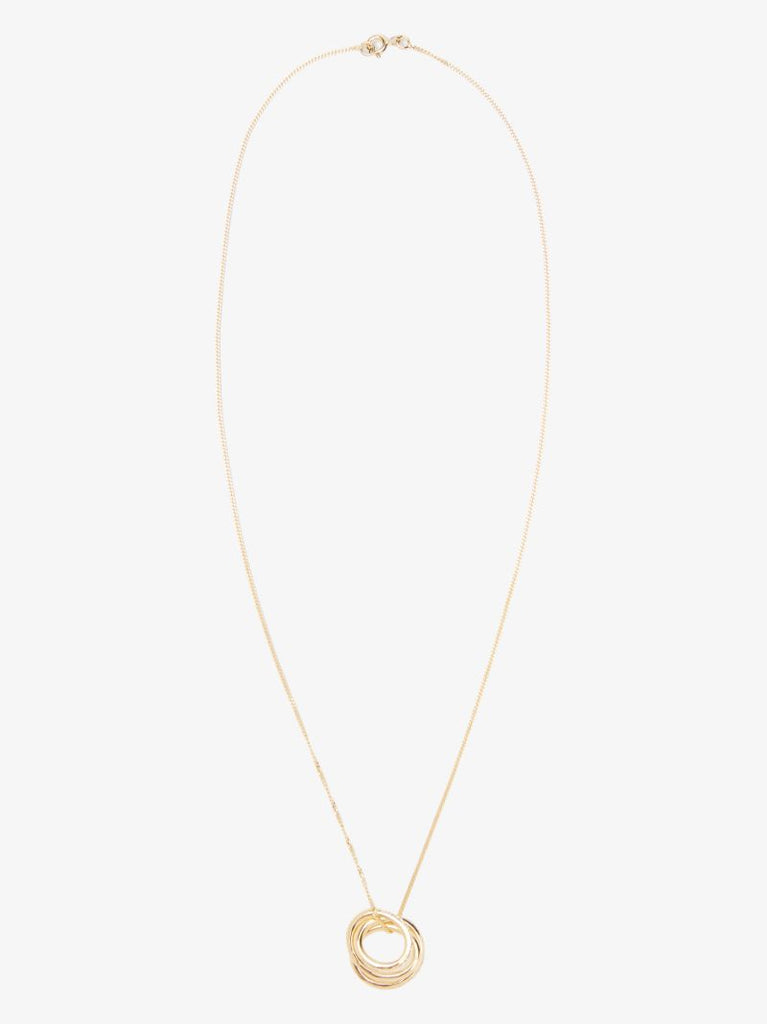 Gold Vermeil Flow Topaz Pendant Necklace