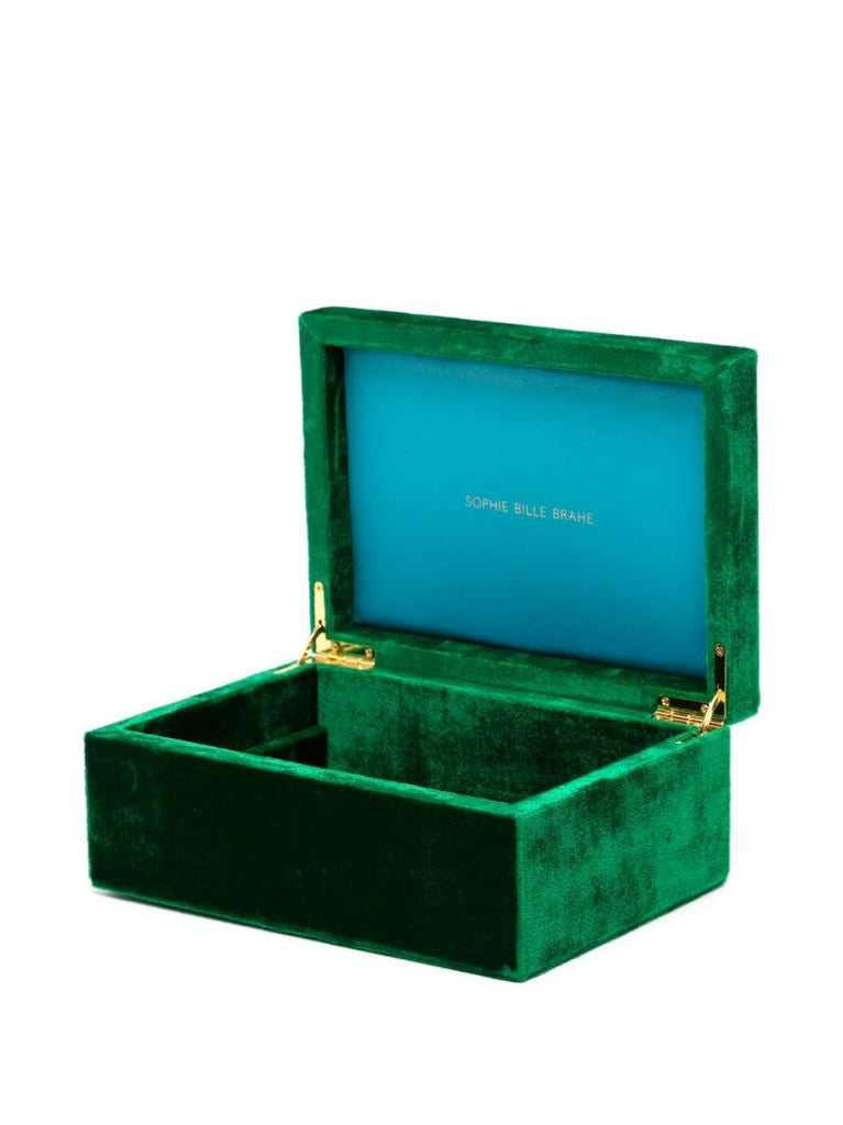 Green TrÃ_x0083_Â©sor Grande Velvet Jewellery Box
