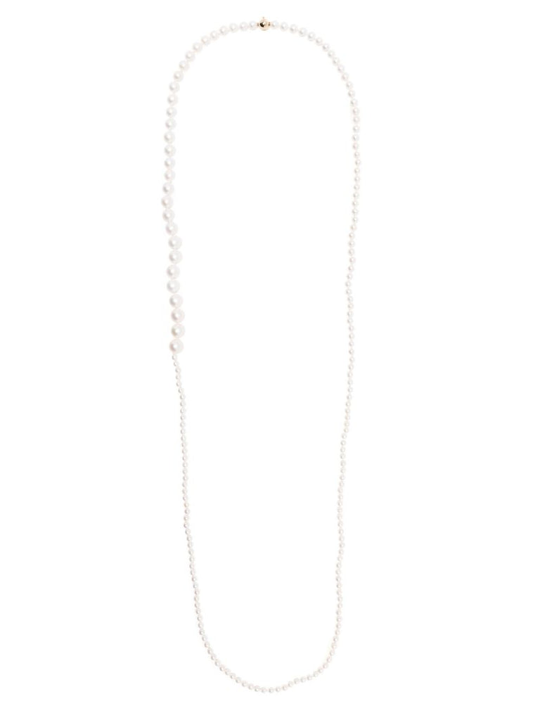 14k Yellow Gold Grand Peggy Pearl Necklace