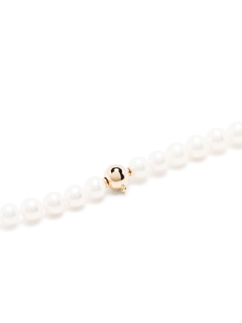 14k Yellow Gold Grand Peggy Pearl Necklace