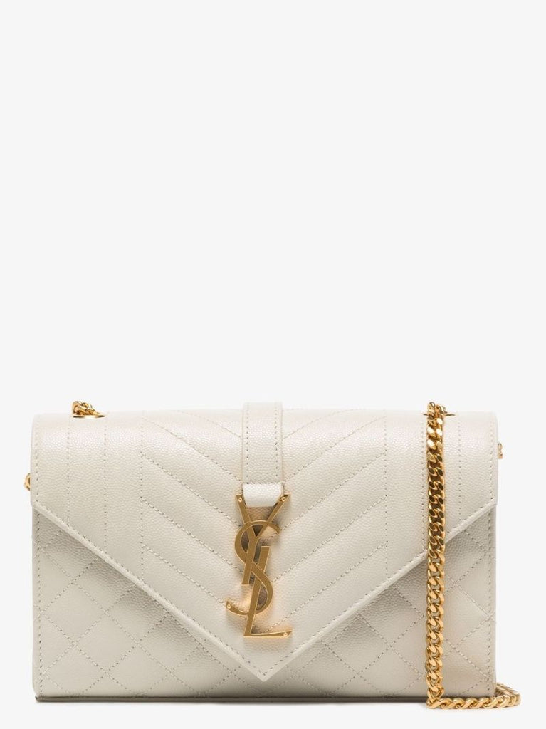 Neutral Envelope Leather Cross Body Bag