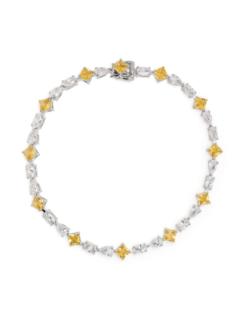 Silver Crystal Tennis Bracelet