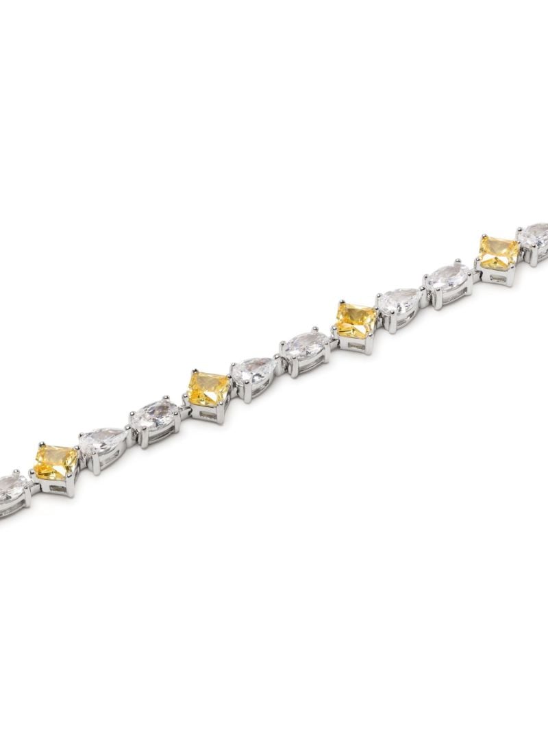 Silver Crystal Tennis Bracelet