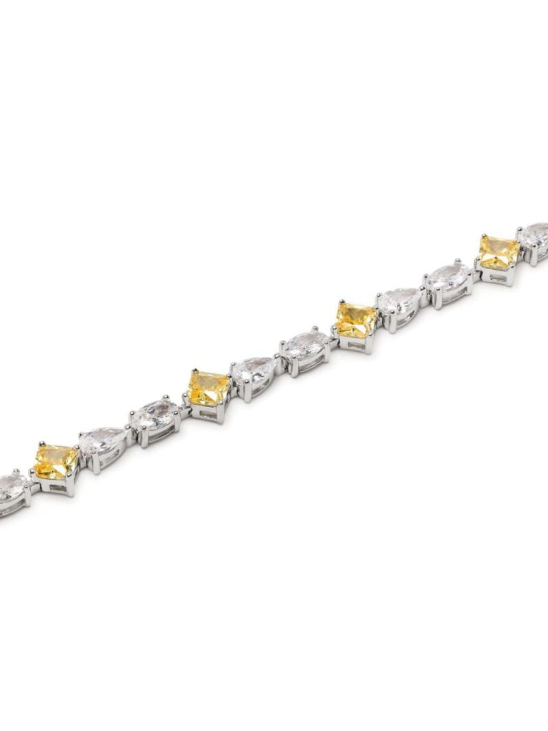 Silver Crystal Tennis Bracelet