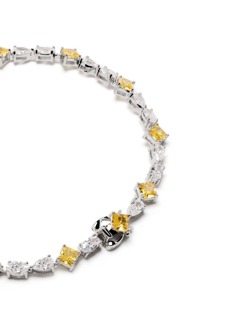 Silver Crystal Tennis Bracelet