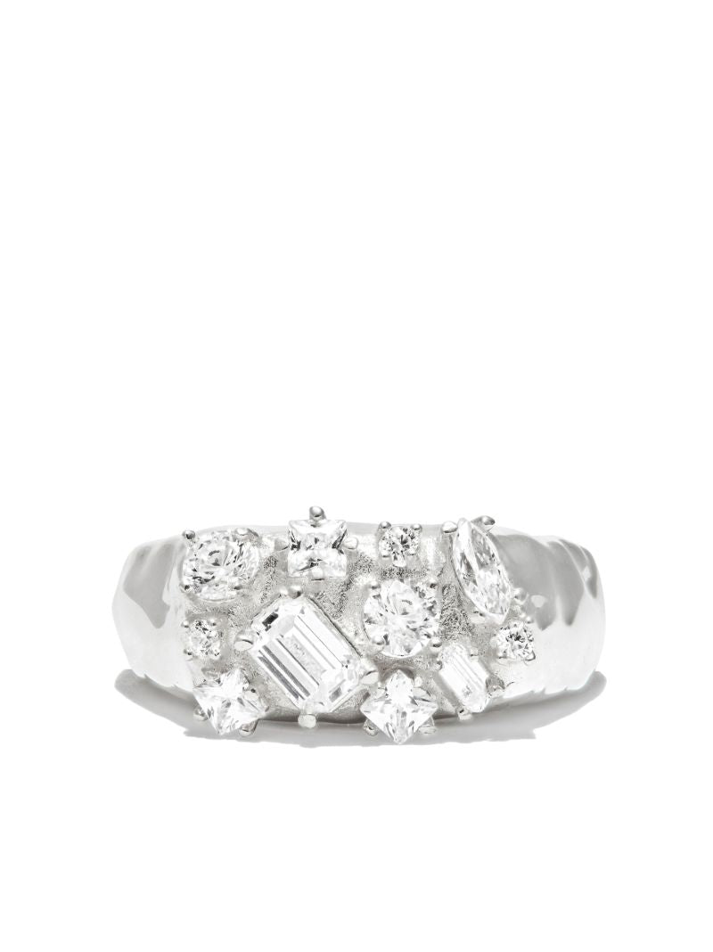 Sterling Silver Croisette Ring