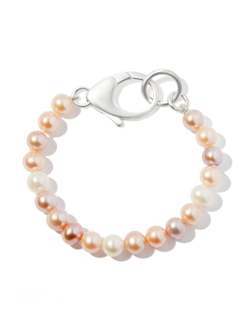 Sterling Silver Gradient Pearl Bracelet