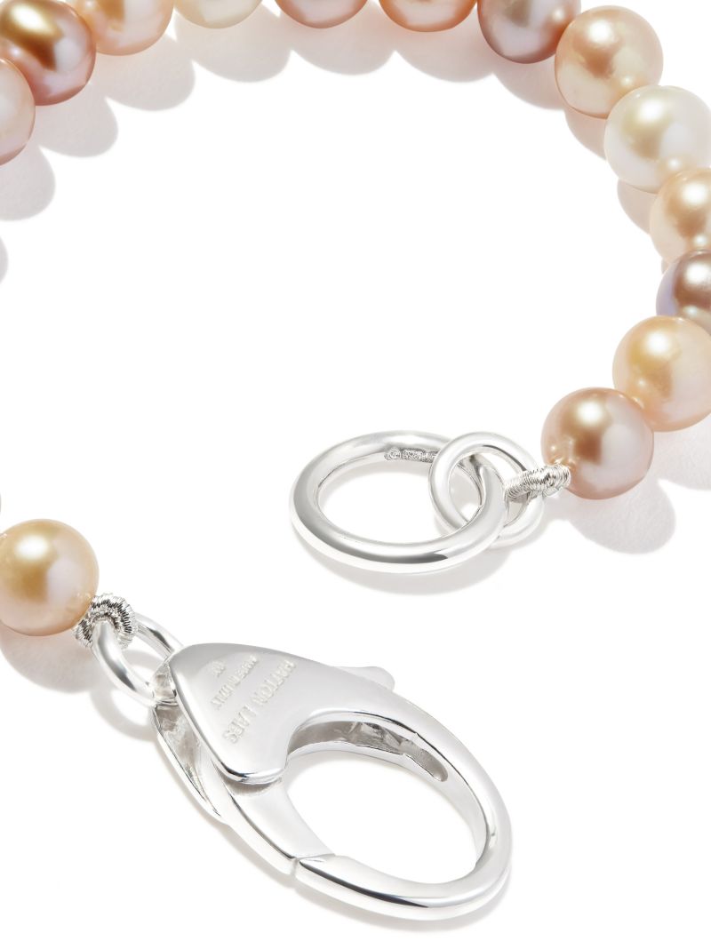 Sterling Silver Gradient Pearl Bracelet