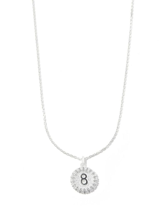 Sterling Silver Chip Pendant Necklace