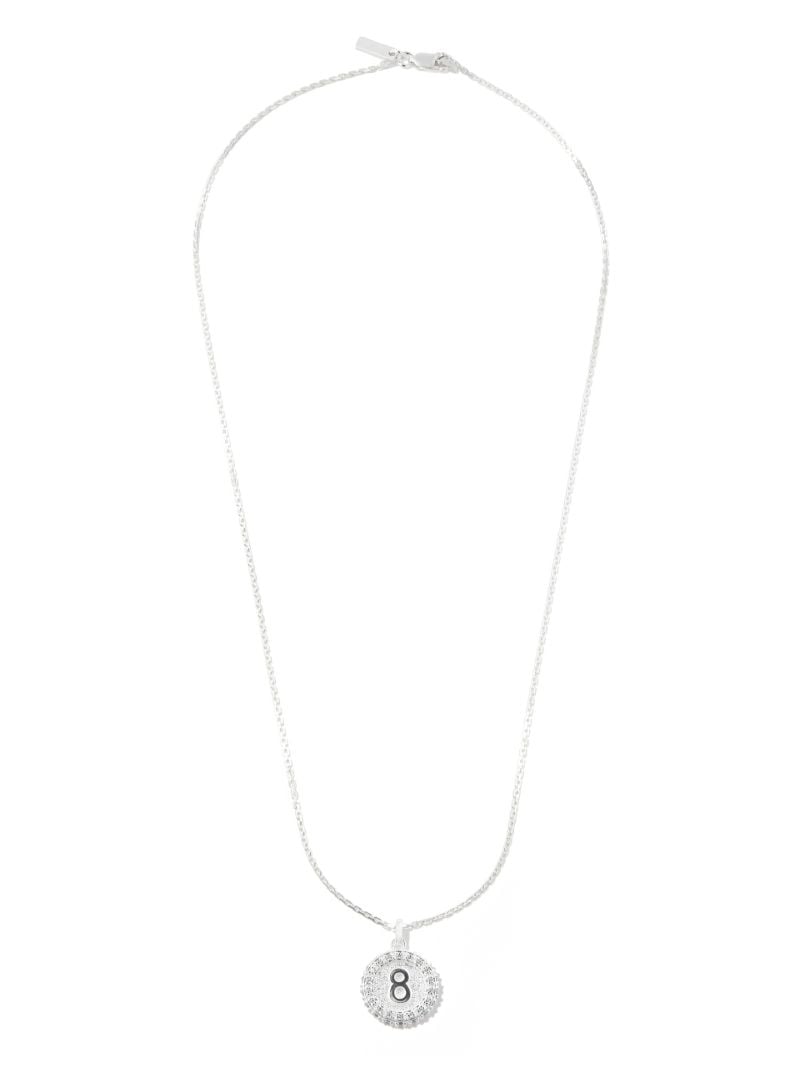 Sterling Silver Chip Pendant Necklace