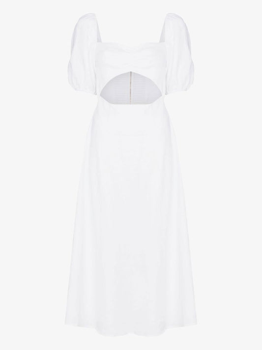 Pompano Linen Midi Dress
