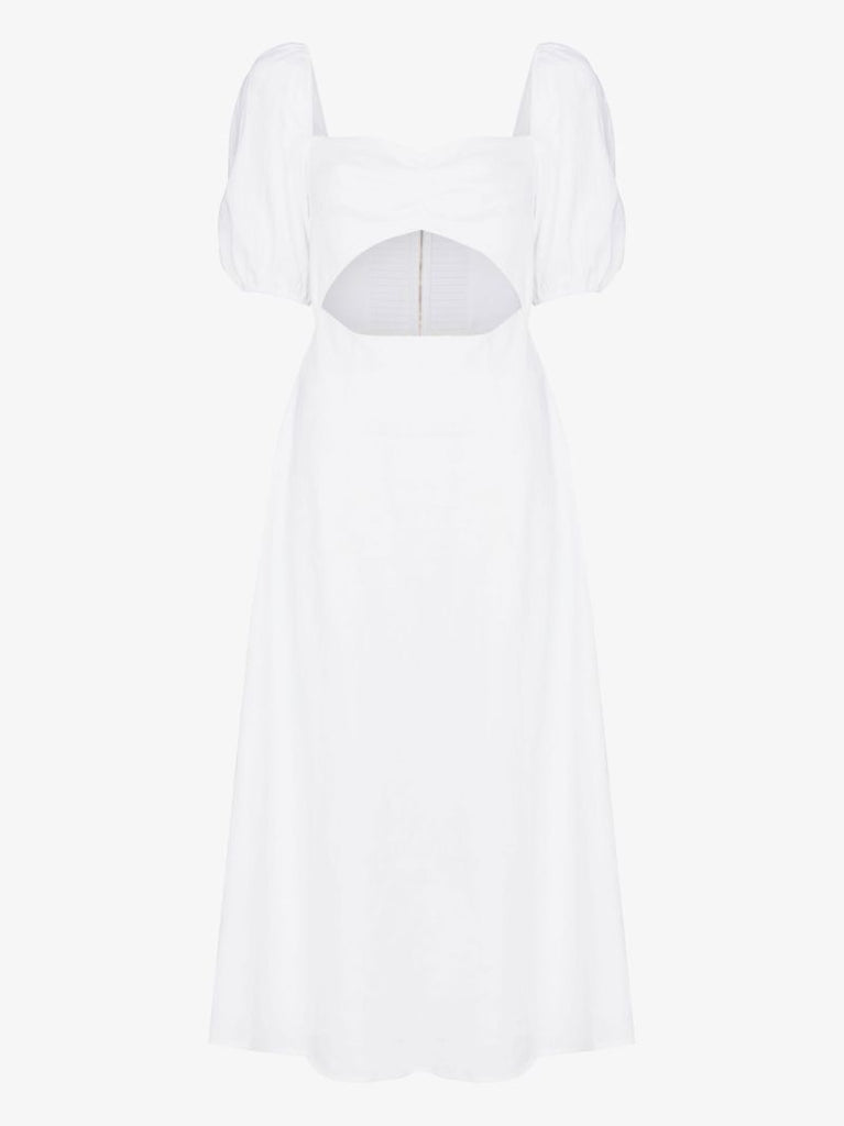 Pompano Linen Midi Dress