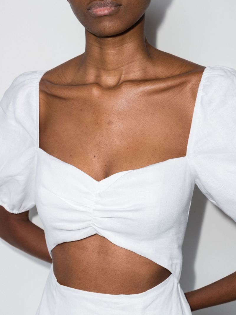 Pompano Linen Midi Dress