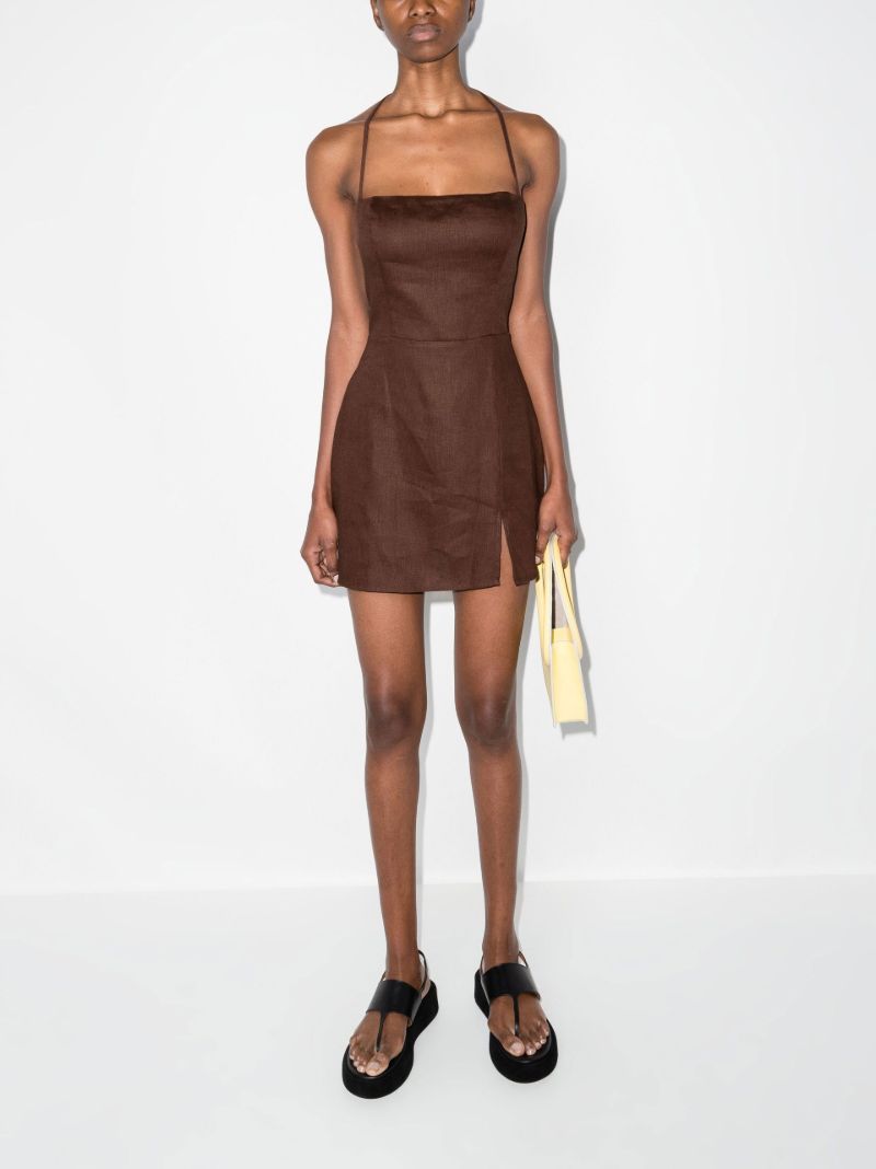 Linda Linen Mini Dress