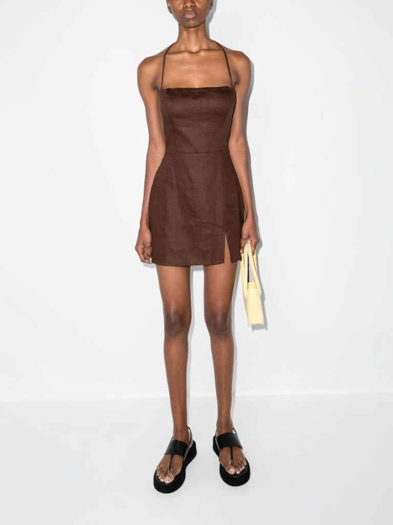 Linda Linen Mini Dress