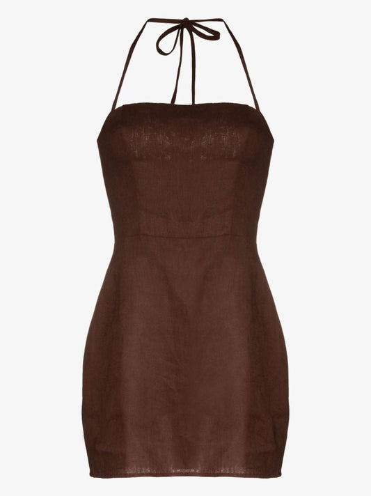 Linda Linen Mini Dress