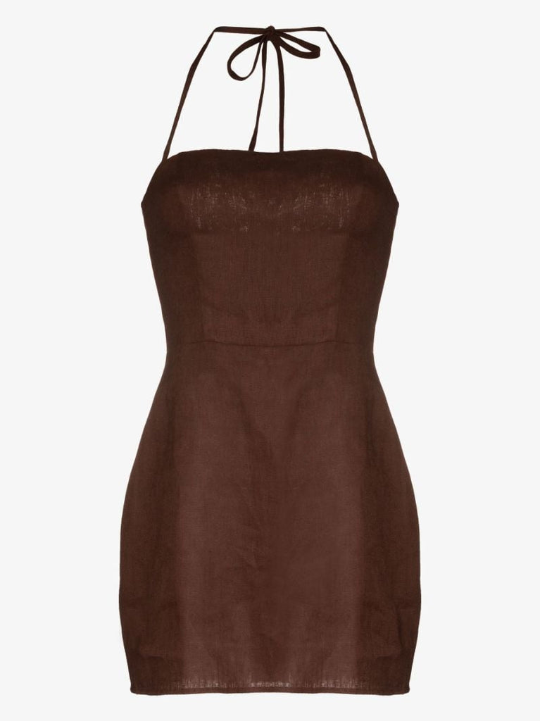 Linda Linen Mini Dress