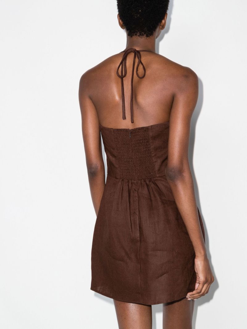 Linda Linen Mini Dress