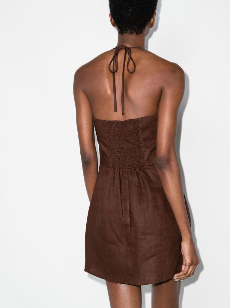 Linda Linen Mini Dress