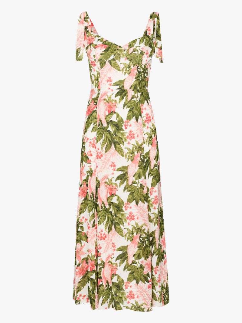 Nadira Floral Print Midi Dress
