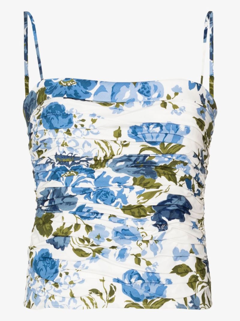 Orion Floral Print Organic Cotton Top