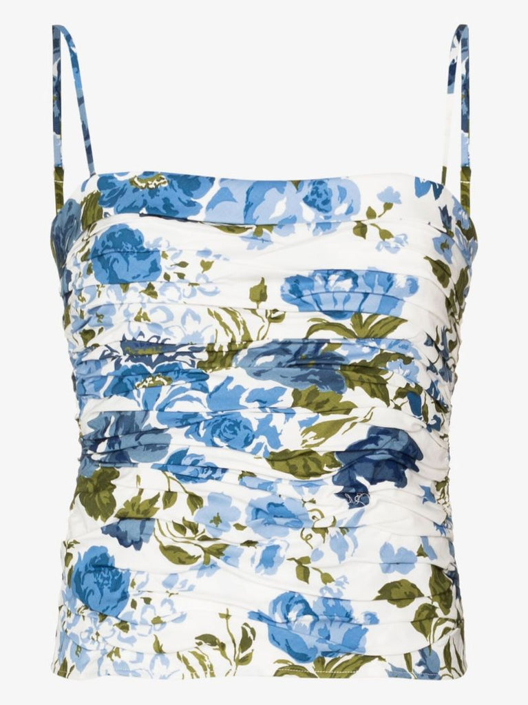 Orion Floral Print Organic Cotton Top