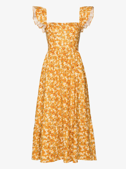 Lucila Linen Midi Dress