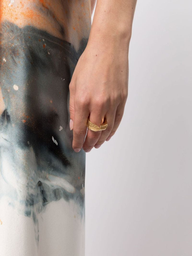 Gold Vermeil Whirl Ring