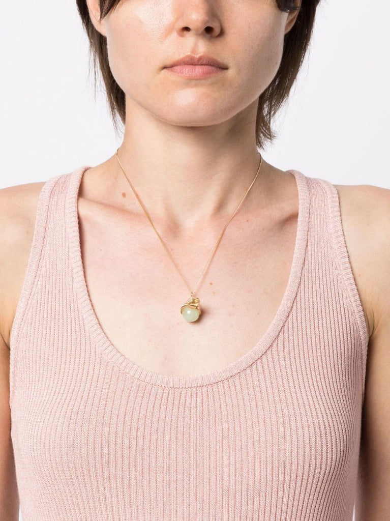 Gold Vermeil Frozen Gesture Necklace