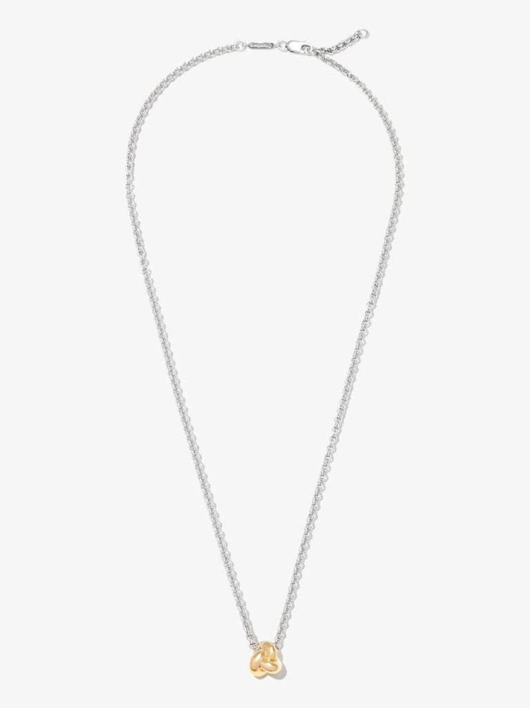Sterling Silver Knot Pendant Necklace