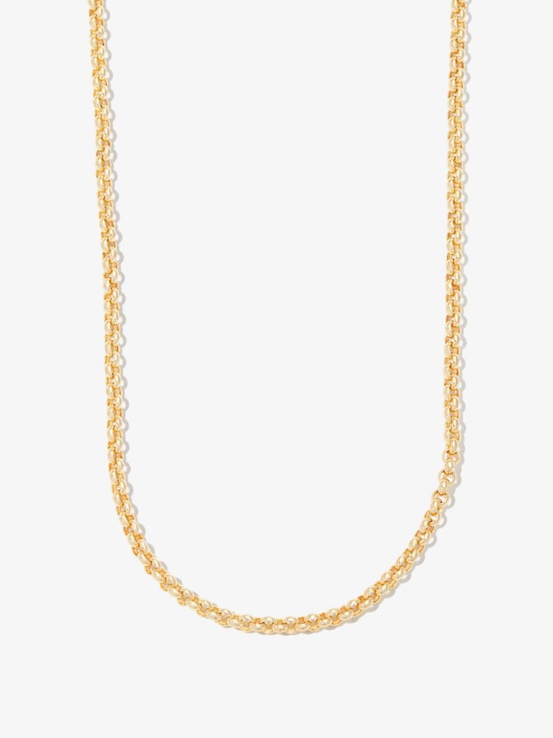 Gold Vermeil Locked Chain Necklace