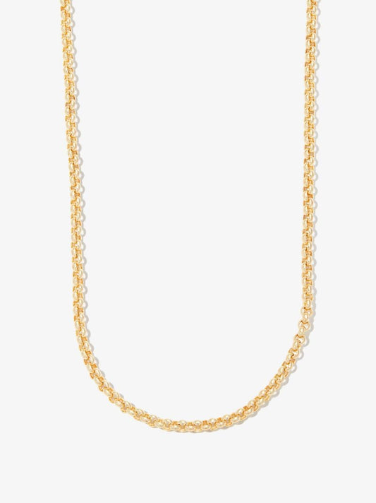 Gold Vermeil Locked Chain Necklace