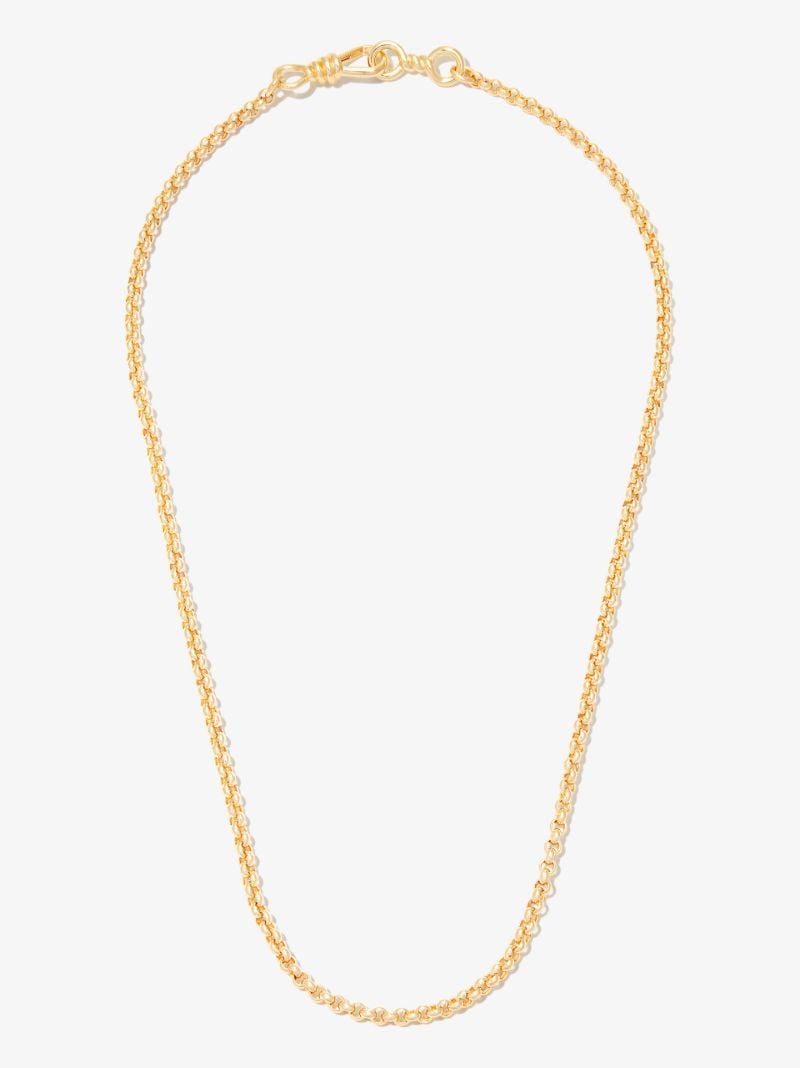 Gold Vermeil Locked Chain Necklace