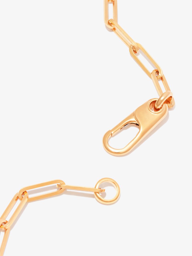 Gold Vermeil Love Link Necklace