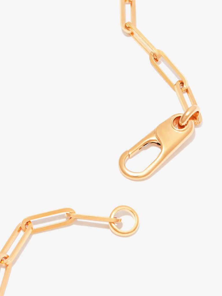 Gold Vermeil Love Link Necklace