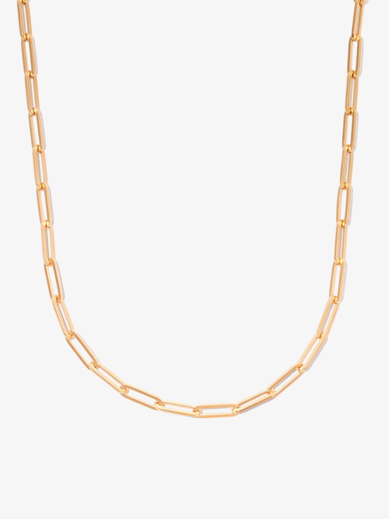 Gold Vermeil Love Link Necklace