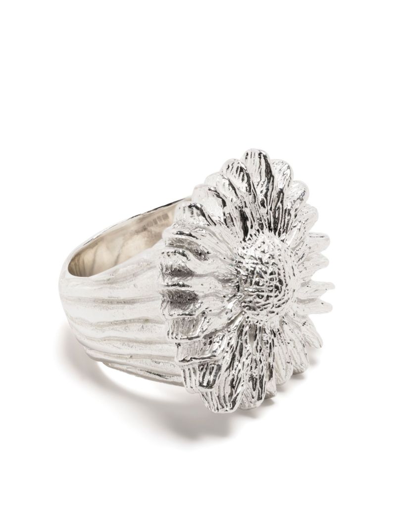 Silver Plants Move in Slow Motion Ring