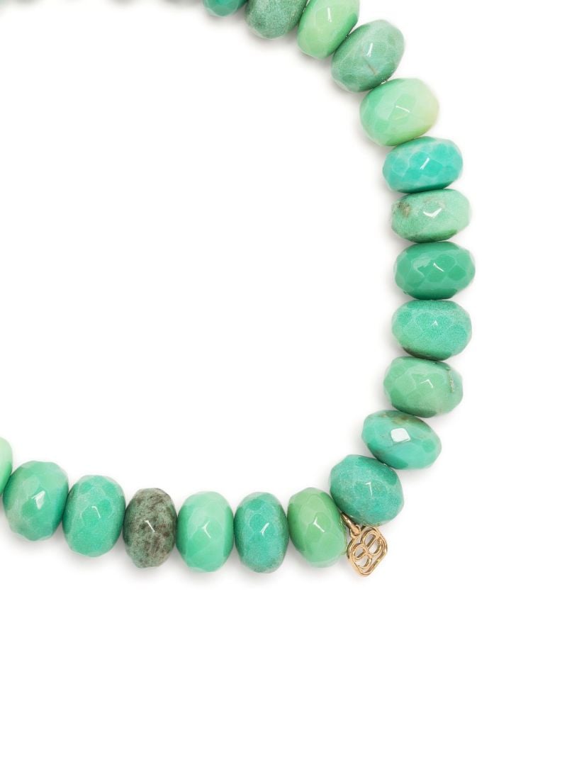 14k Yellow Gold Crab Opal and Diamond Bracelet