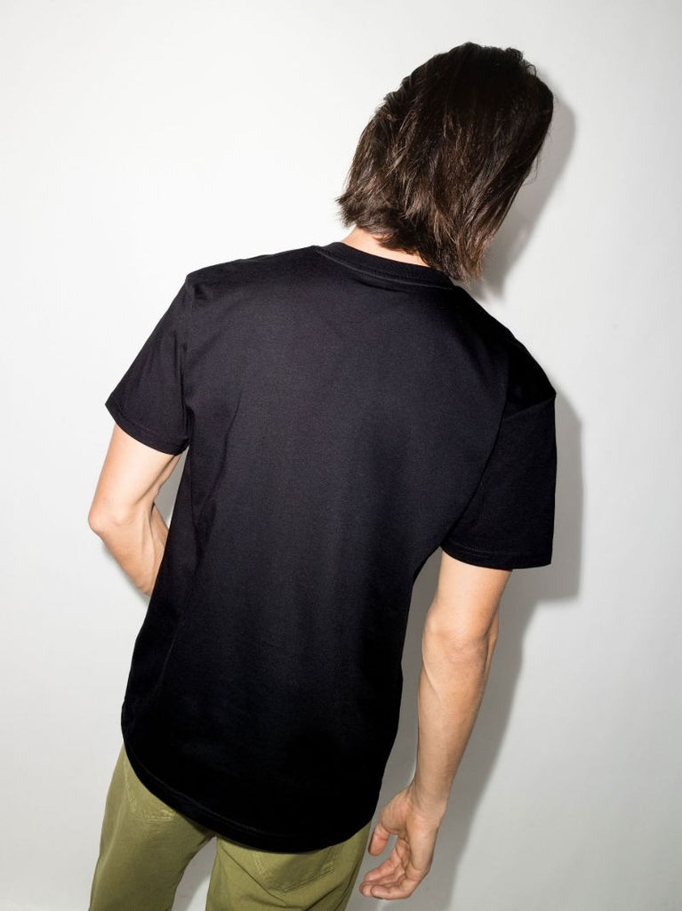 X Small Talk Studio Black Embroidered T-shirt