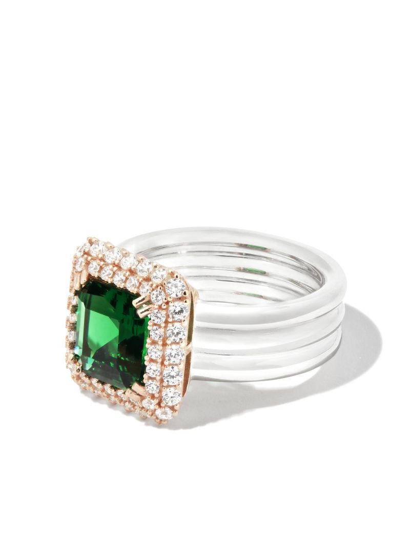 Sterling Silver Halo Ring
