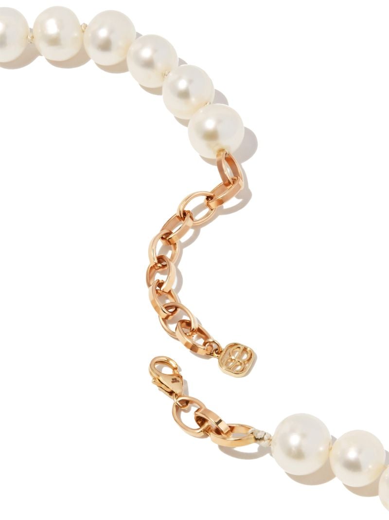 14k Yellow Gold Rainbow Pearl Necklace