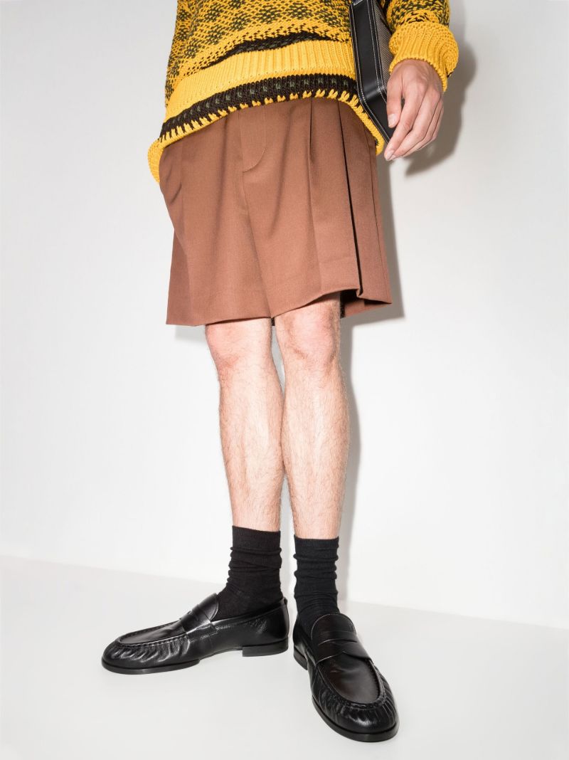 Black Moccasin Leather Loafers