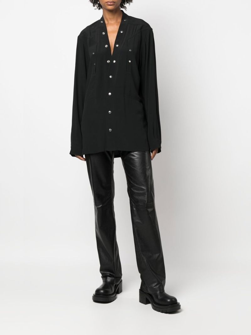 Black Larry Studded Shirt