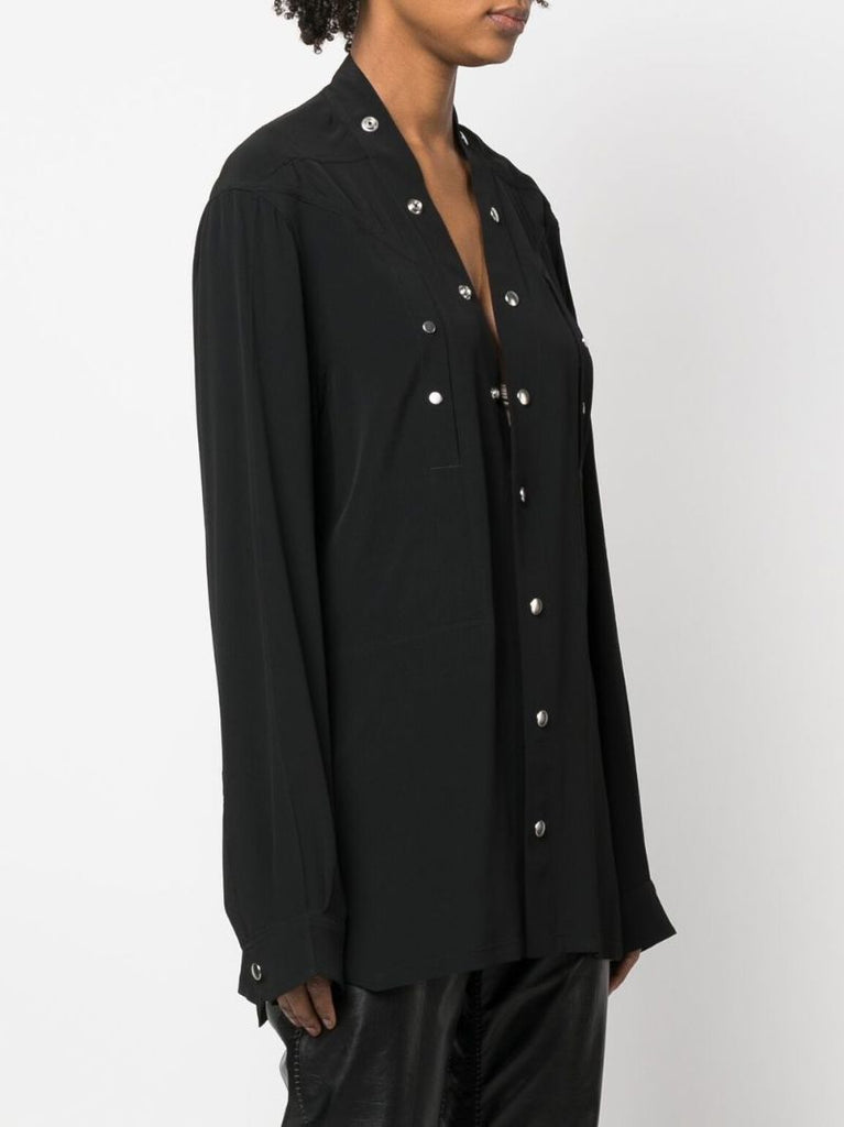 Black Larry Studded Shirt