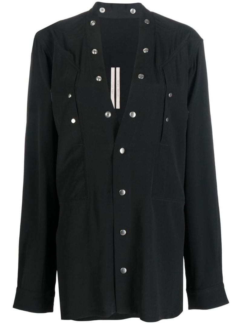 Black Larry Studded Shirt