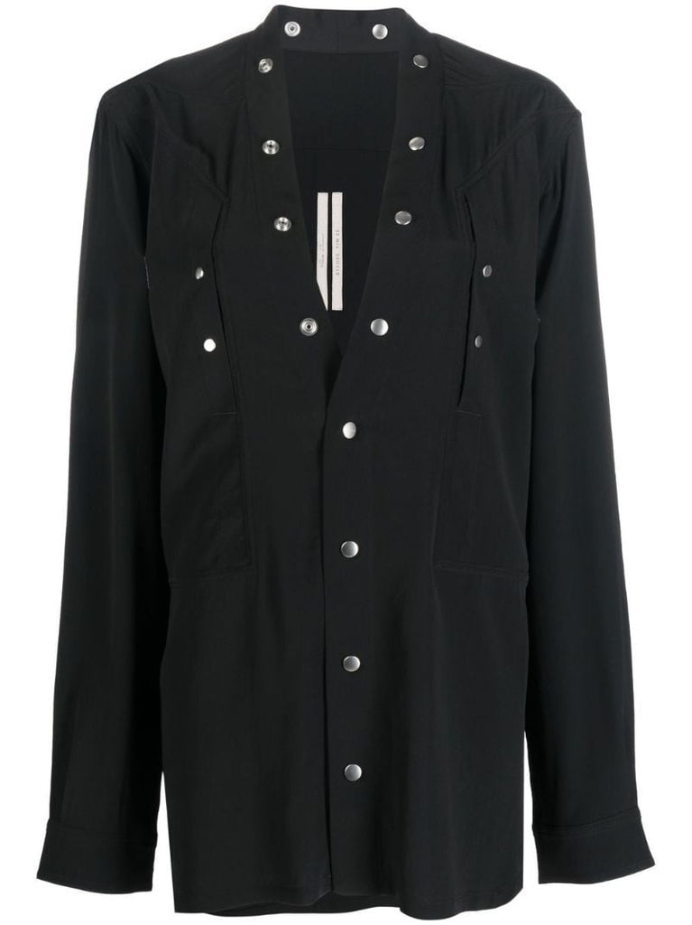 Black Larry Studded Shirt