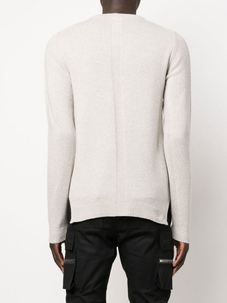 Neutral Biker Cashmere Sweater