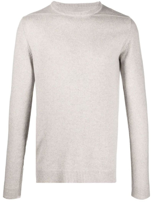 Neutral Biker Cashmere Sweater