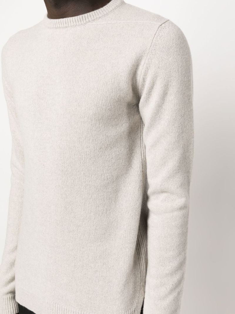 Neutral Biker Cashmere Sweater