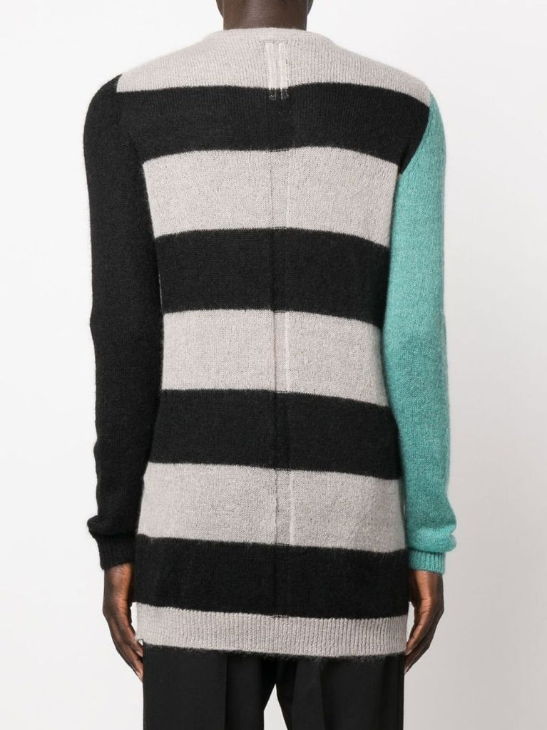 Grey Colour-block Sweater